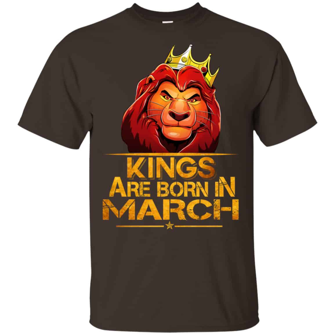 Lion King Are Born In March Shirt, Hoodie, Tank