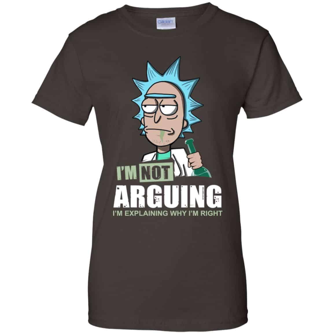 I’m Not Arguing I’m Explaining Why I’m Right Rick And Morty Shirt, Hoodie, Tank