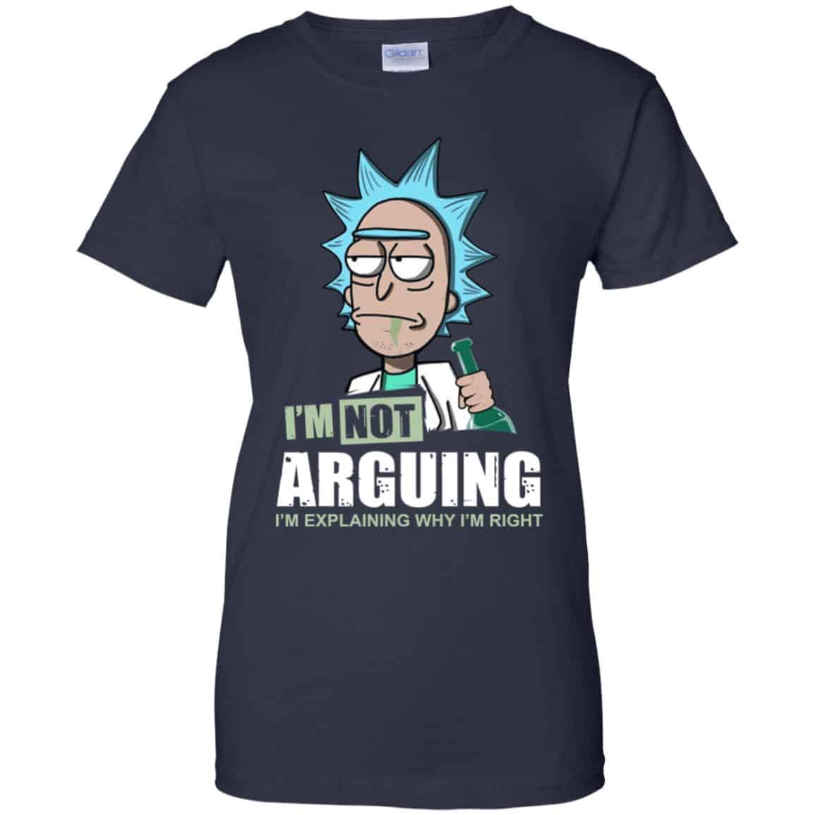 I’m Not Arguing I’m Explaining Why I’m Right Rick And Morty Shirt, Hoodie, Tank