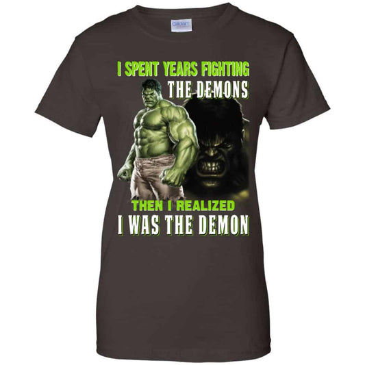 I Spent Years Fighting The Demons Then I Realized I Was The Demon Shirt, Hoodie, Tank