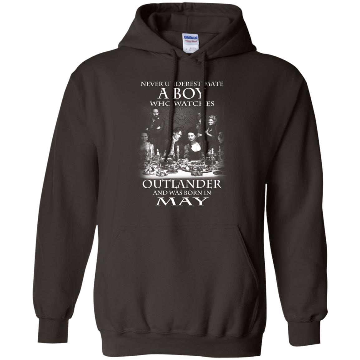 A Boy Who Watches Outlander And Was Born In May T-Shirts, Hoodie, Tank