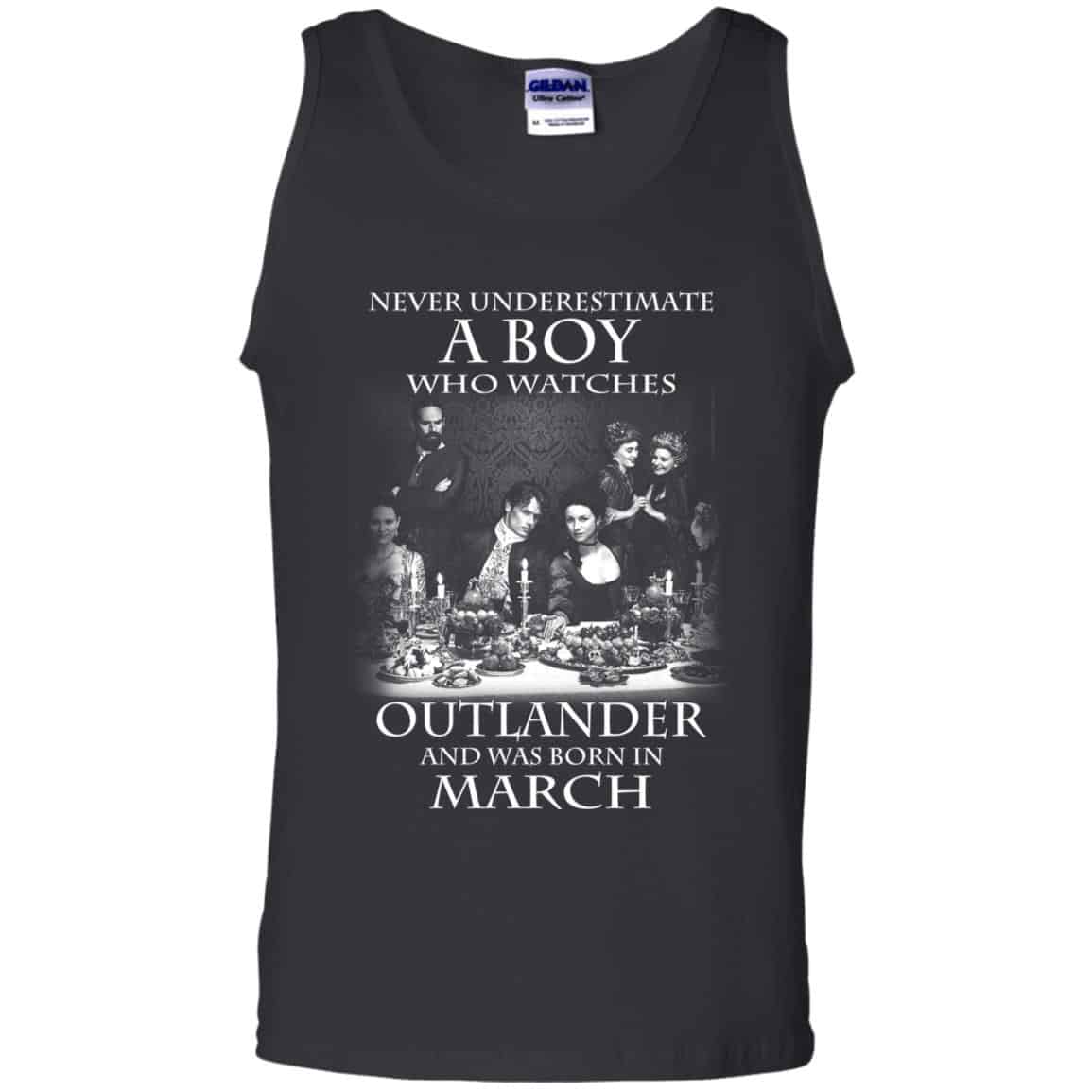 A Boy Who Watches Outlander And Was Born In March T-Shirts, Hoodie, Tank