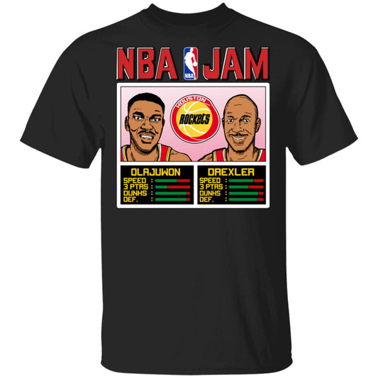 NBA Jam Rockets Olajuwon And Drexler Shirt, Hoodie, Tank