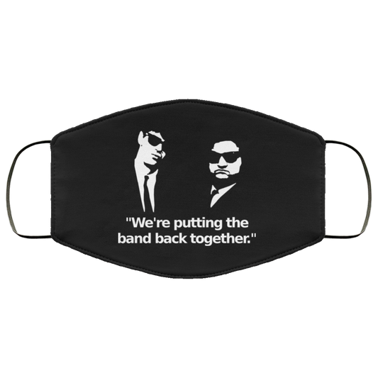 We’re Putting The Band Back Together – Elwood Blues Face Mask