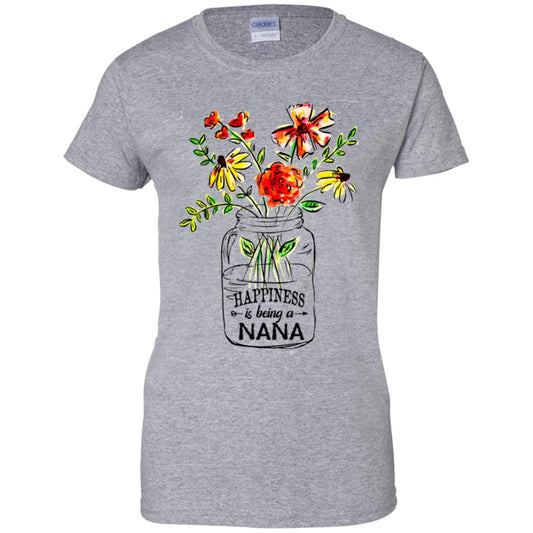 Happiness Is Being A Nana Flower T-Shirts, Hoodie, Tank