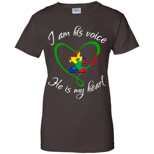 Autism: I Am His Voice He Is My Heart Shirt, Hoodie, Tank