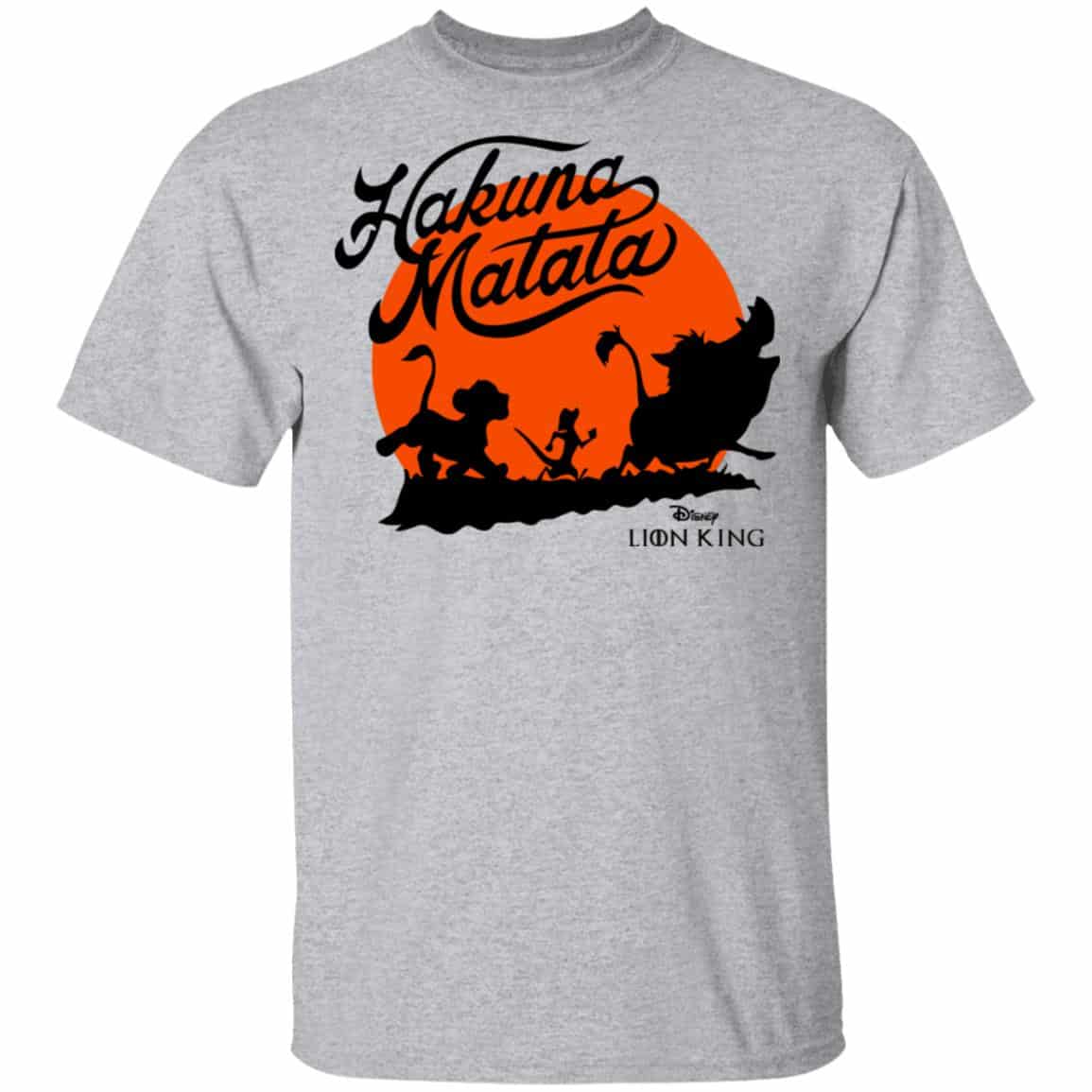 Disney Lion King Hakuna Matata Trio Orange Sunset Shirt, Hoodie, Tank