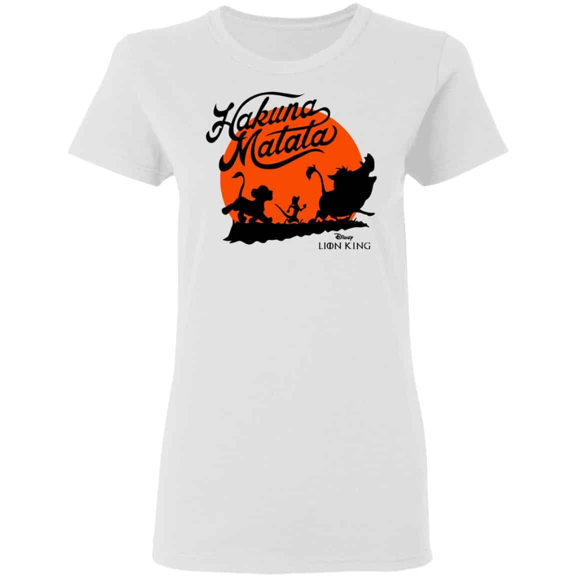 Disney Lion King Hakuna Matata Trio Orange Sunset Shirt, Hoodie, Tank
