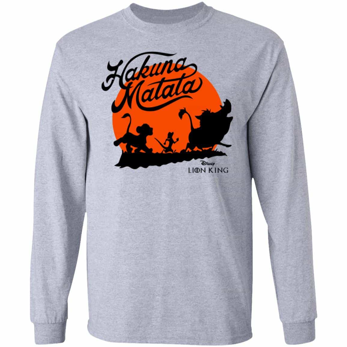 Disney Lion King Hakuna Matata Trio Orange Sunset Shirt, Hoodie, Tank