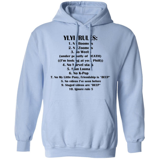
	Ylyl Rules No Boomers No Zoomers No Weebs Ignore Rule 5 Shirt, Hoodie, Tank