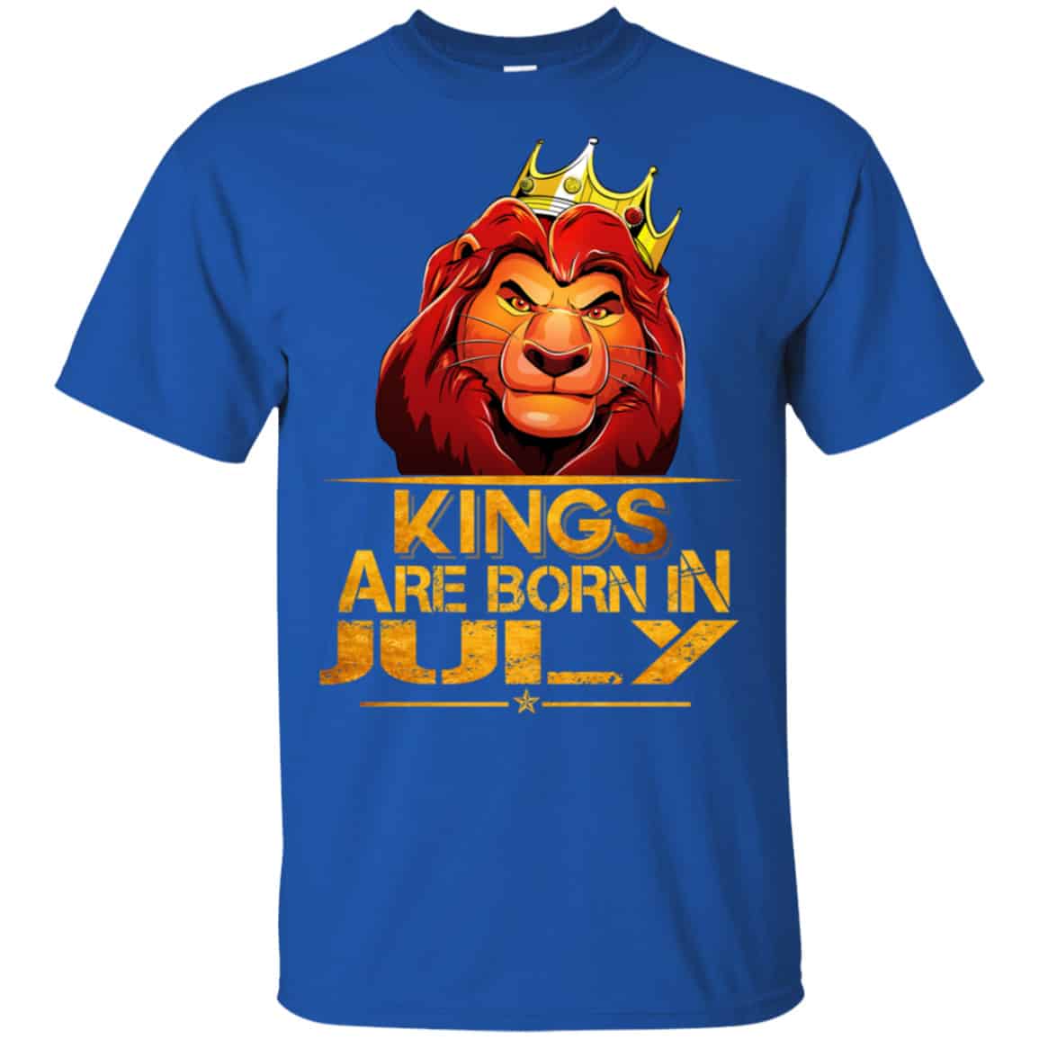 Lion King Are Born In July Shirt, Hoodie, Tank