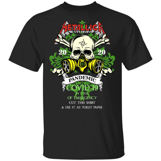 
	Metallica 2020 Pandemic Covid-19 In Case Of Emergency Use This Shirt As Toilet Paper Shirt, Hoodie, Tank