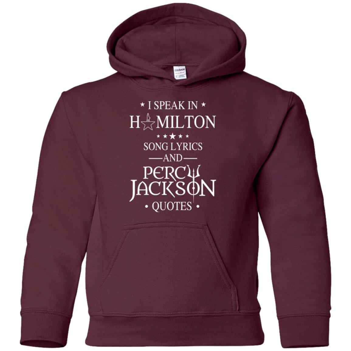 I Speak In Hamilton Song Lyrics And Percy Jackson Quotes Shirt – Kids Style