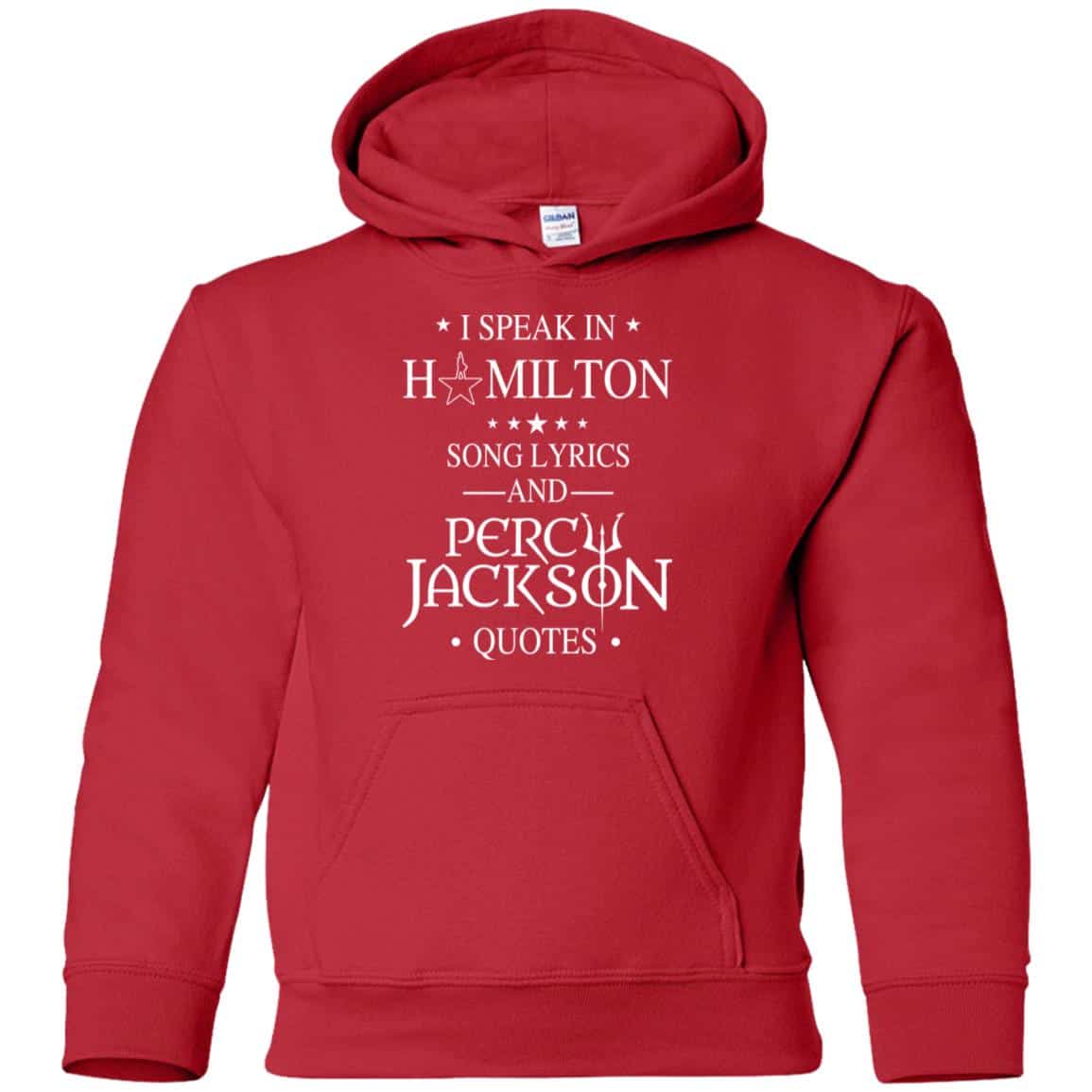I Speak In Hamilton Song Lyrics And Percy Jackson Quotes Shirt – Kids Style