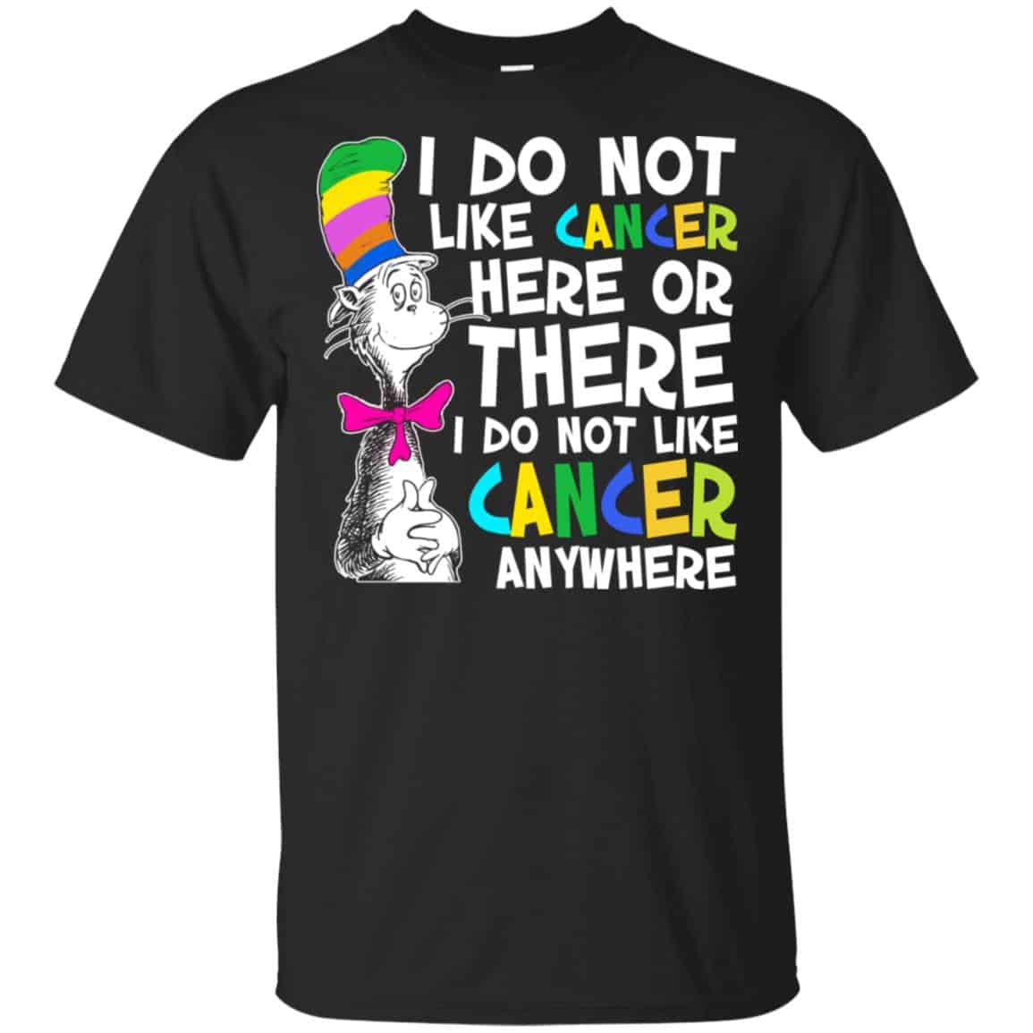 I Do Not Like Cancer Here Or There I Do Not Like Cancer Everywhere Shirt, Hoodie, Tank