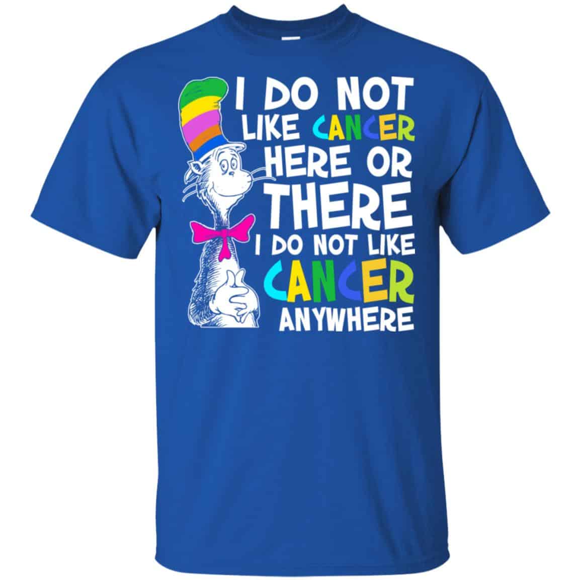 I Do Not Like Cancer Here Or There I Do Not Like Cancer Everywhere Shirt, Hoodie, Tank
