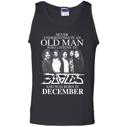 An Old Man Who Listens To Eagles And Was Born In December T-Shirts, Hoodie, Tank