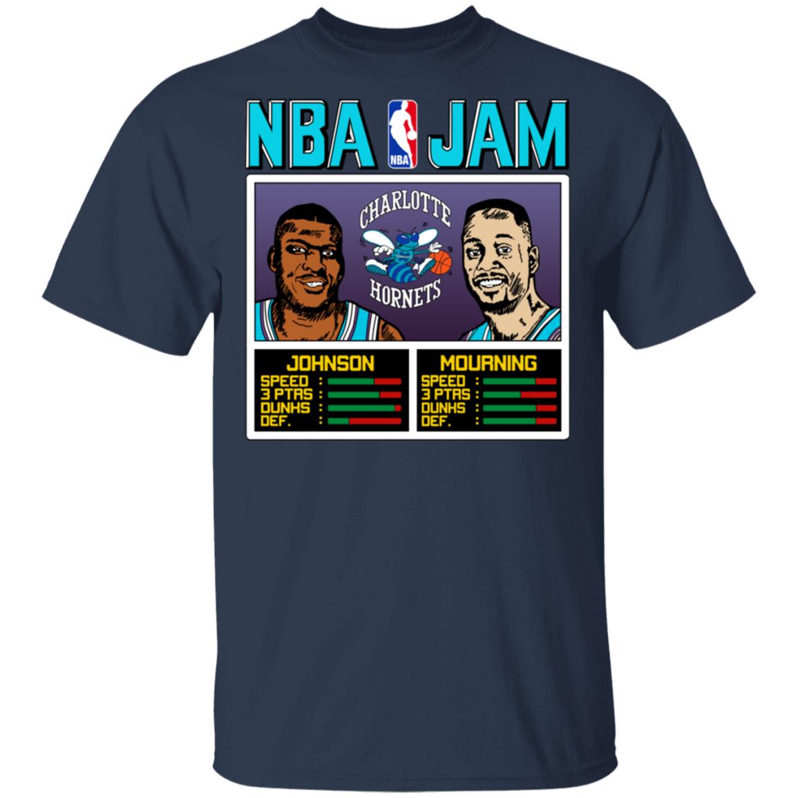 NBA Jam Hornets Johnson And Mourning Shirt, Hoodie, Tank