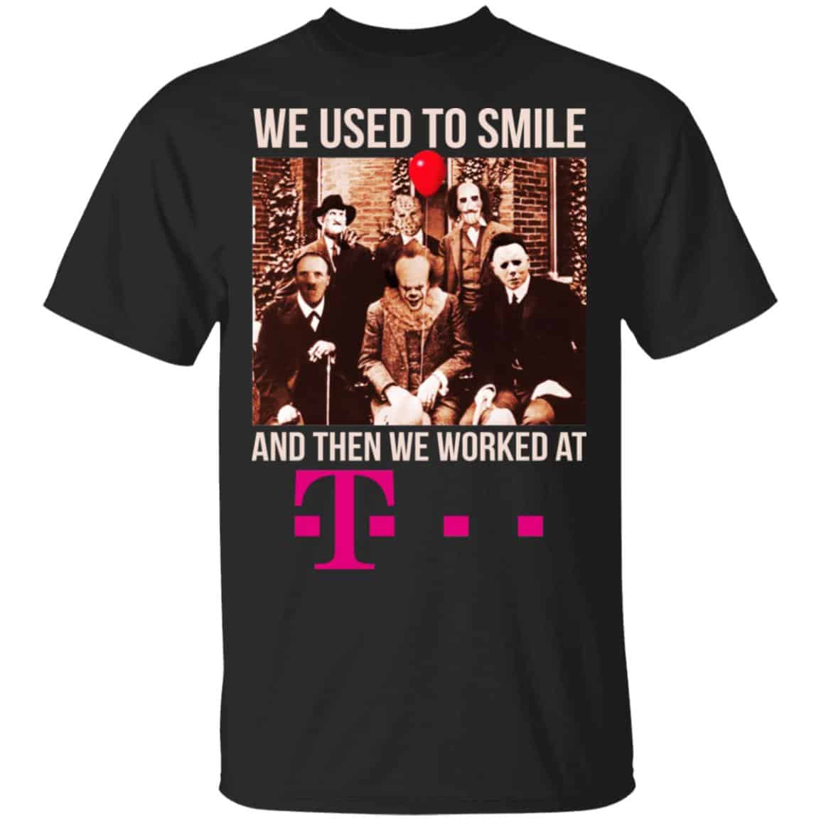 We Used To Smile And Then We Worked At Deutsche Telekom Shirt, Hoodie, Tank