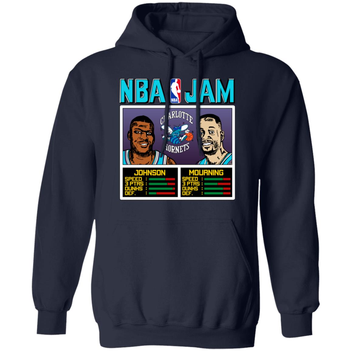 NBA Jam Hornets Johnson And Mourning Shirt, Hoodie, Tank