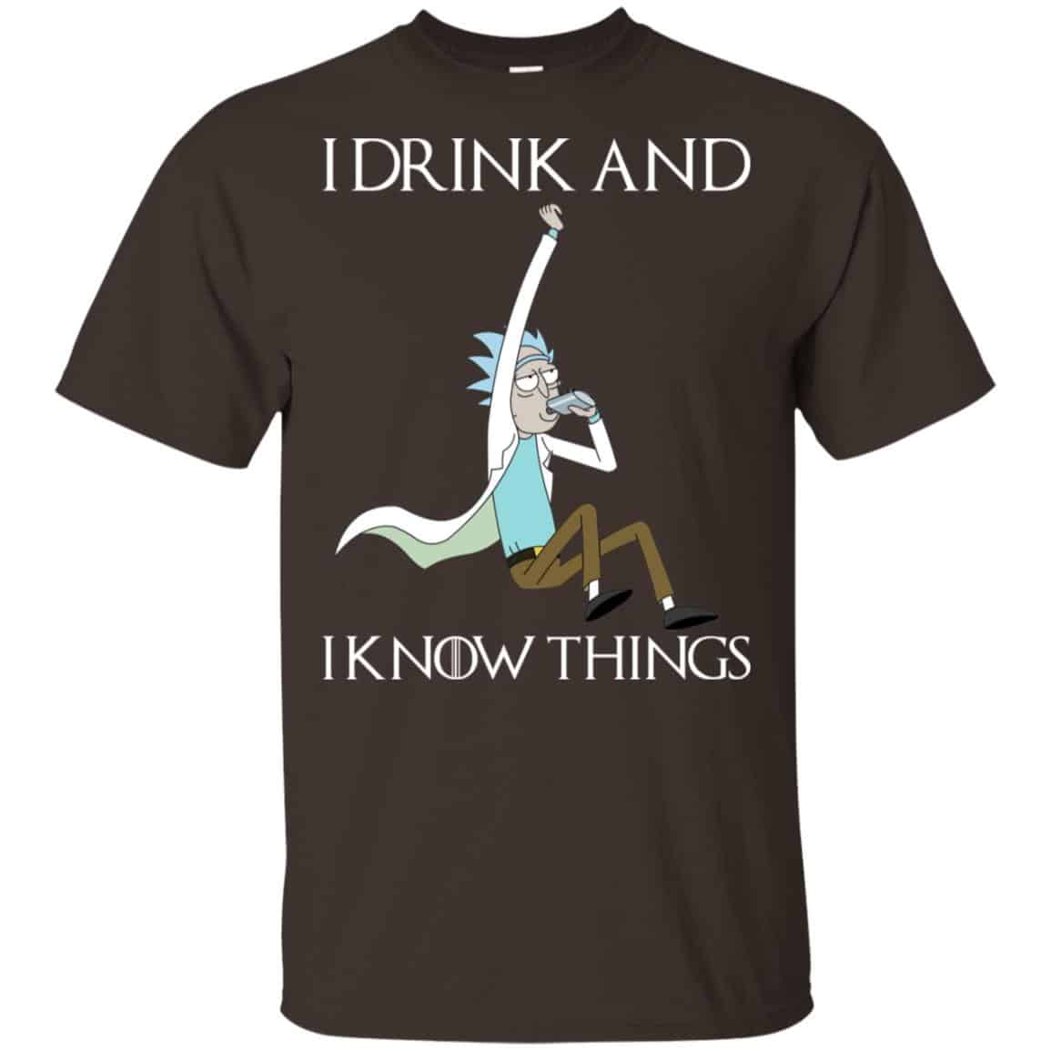 I Drink And I Know Things Rick And Morty Shirt, Hoodie, Tank