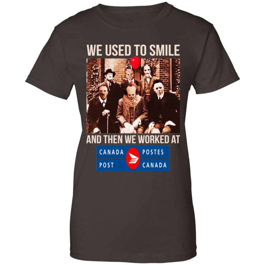 We Used To Smile And Then We Worked At Canada Post Shirt, Hoodie, Tank