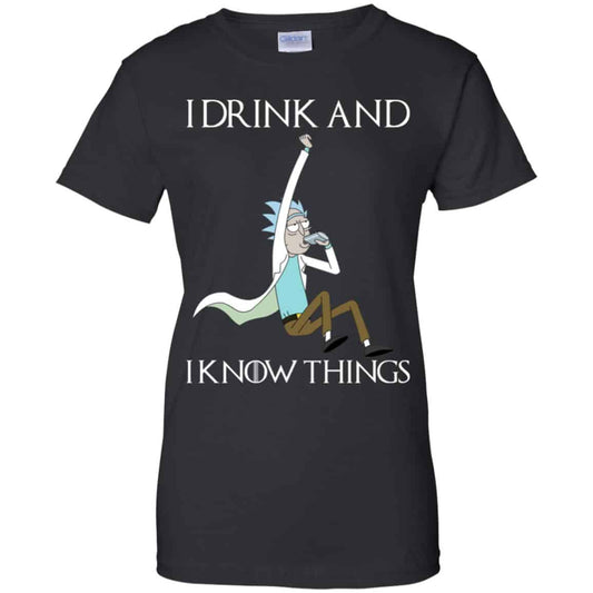 I Drink And I Know Things Rick And Morty Shirt, Hoodie, Tank