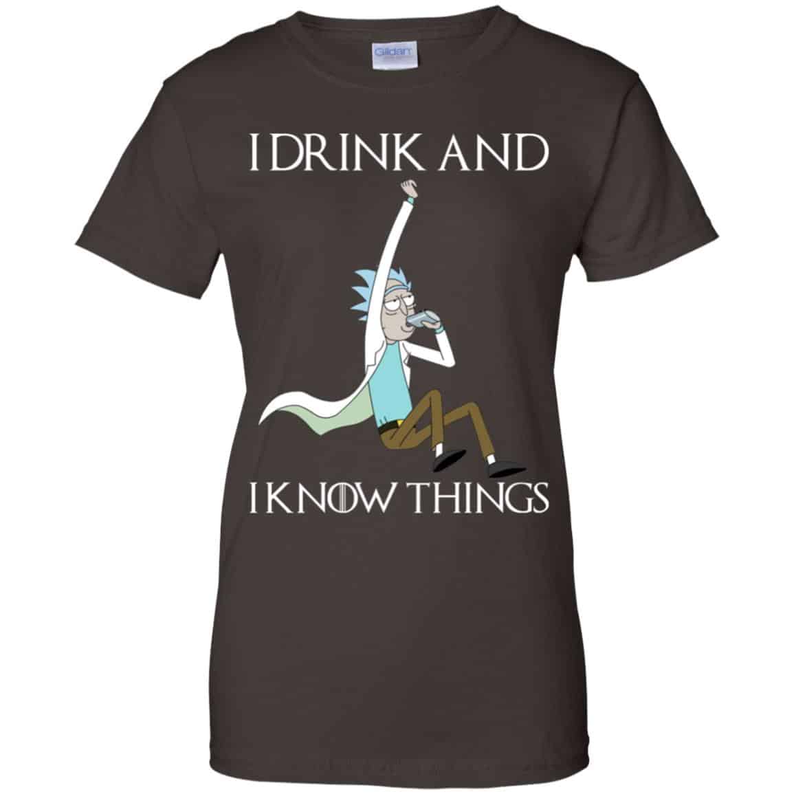 I Drink And I Know Things Rick And Morty Shirt, Hoodie, Tank