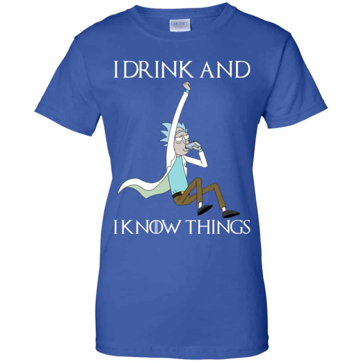 
	I Drink And I Know Things Rick And Morty Shirt, Hoodie, Tank