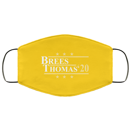 
	Vote Brees Thomas 2020 President Face Mask