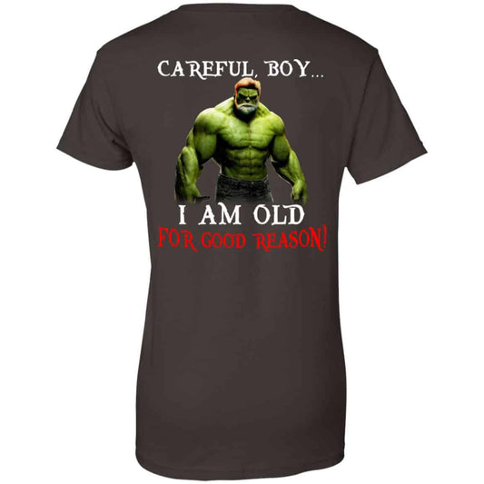 Hulk: Careful Boy I Am Old For Good Reason T-Shirts, Hoodie, Tank