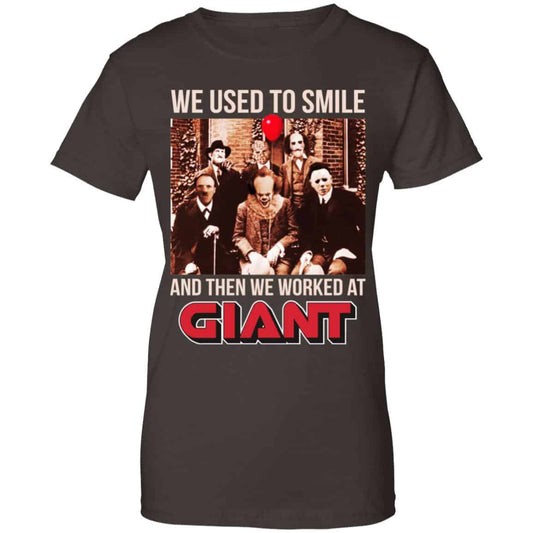 We Used To Smile And Then We Worked At Giant Food Shirt, Hoodie, Tank