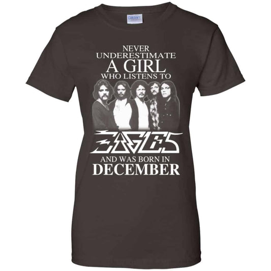 A Girl Who Listens To Eagles And Was Born In December T-Shirts, Hoodie, Tank