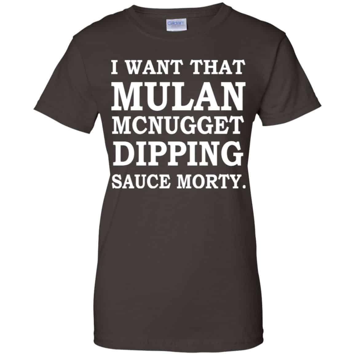 I Want That Mulan McNugget Dipping Sauce Morty Shirt, Hoodie, Tank