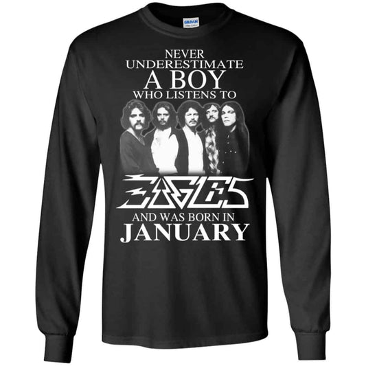 
	A Boy Who Listens To Eagles And Was Born In January T-Shirts, Hoodie, Tank