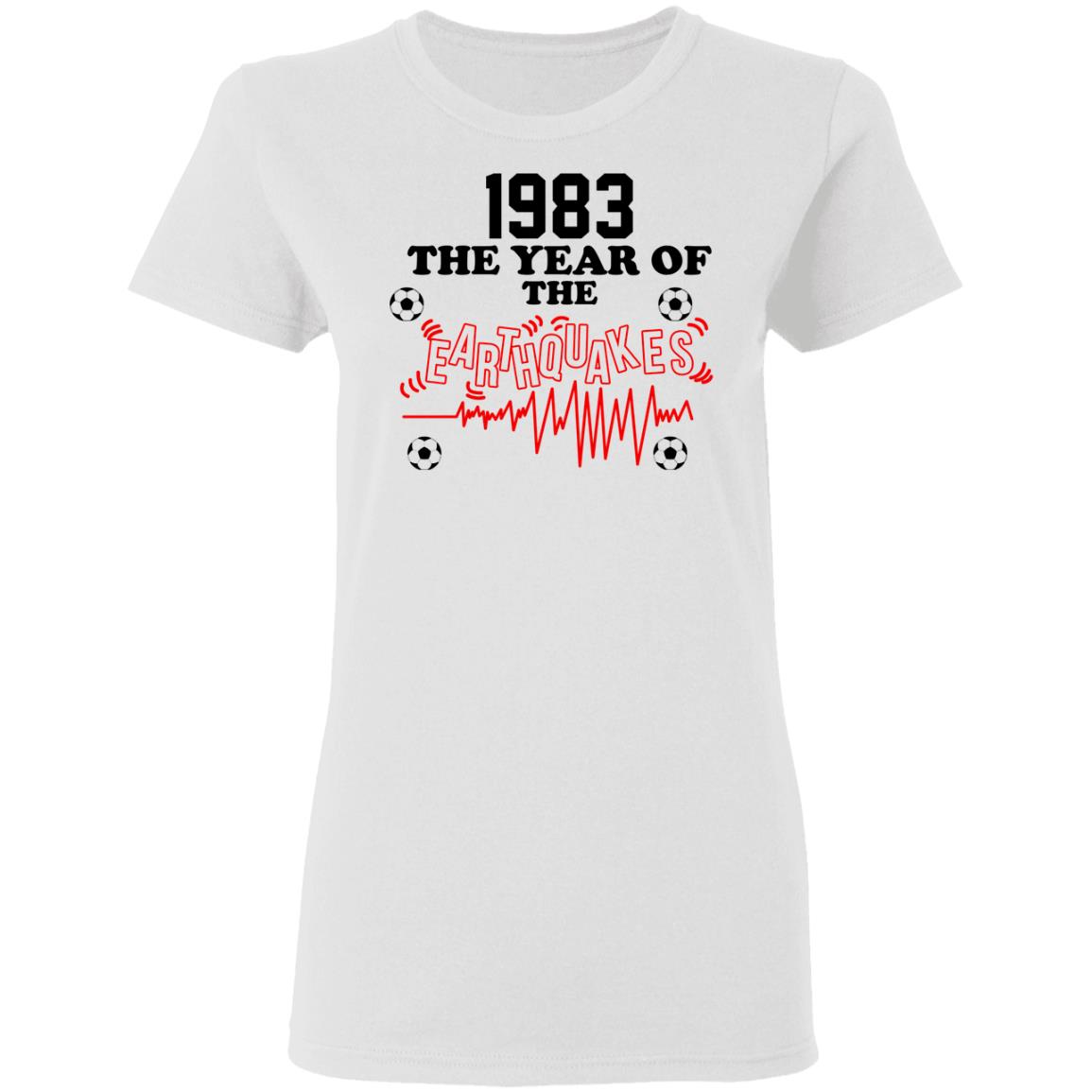 1983 The Year Of The Earthquakes San Jose Earthquakes Shirt, Hoodie, Tank