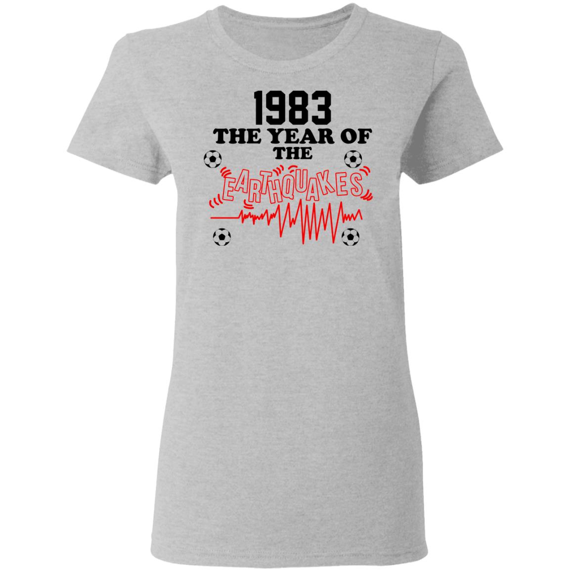 1983 The Year Of The Earthquakes San Jose Earthquakes Shirt, Hoodie, Tank