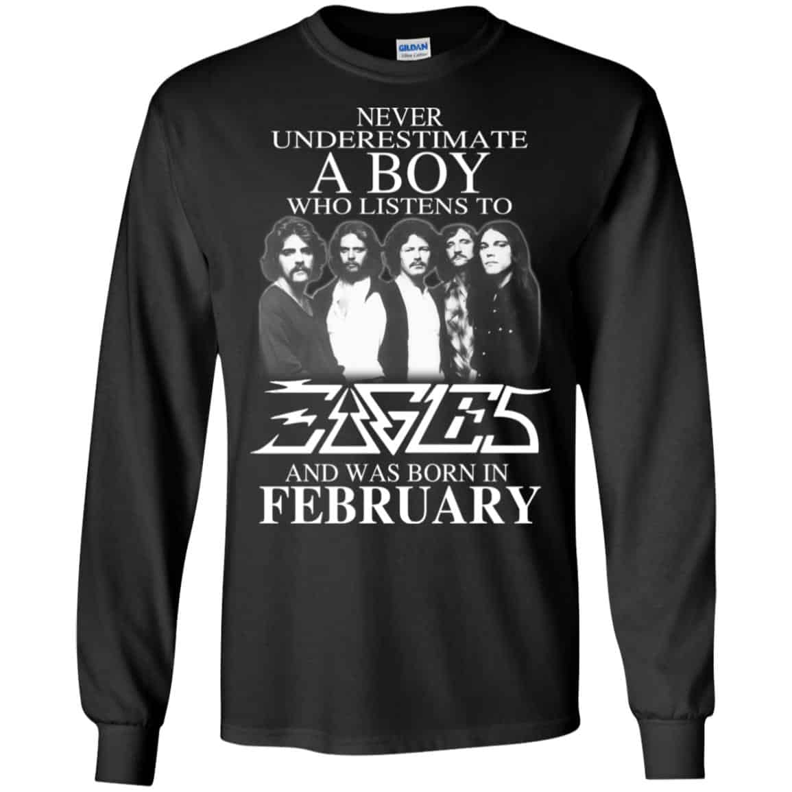 
	A Boy Who Listens To Eagles And Was Born In February T-Shirts, Hoodie, Tank