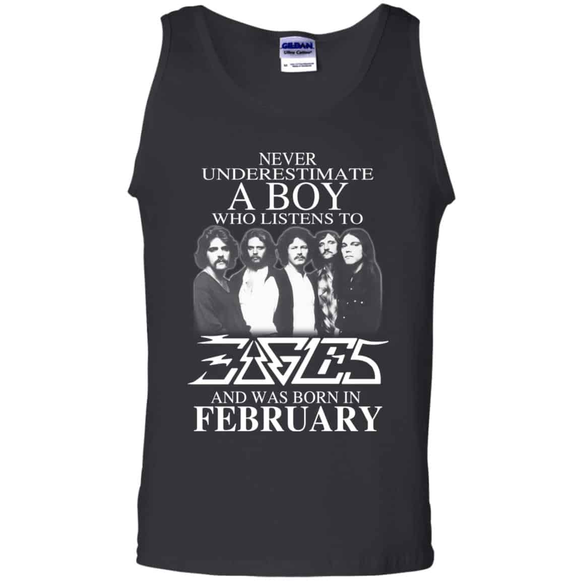 A Boy Who Listens To Eagles And Was Born In February T-Shirts, Hoodie, Tank