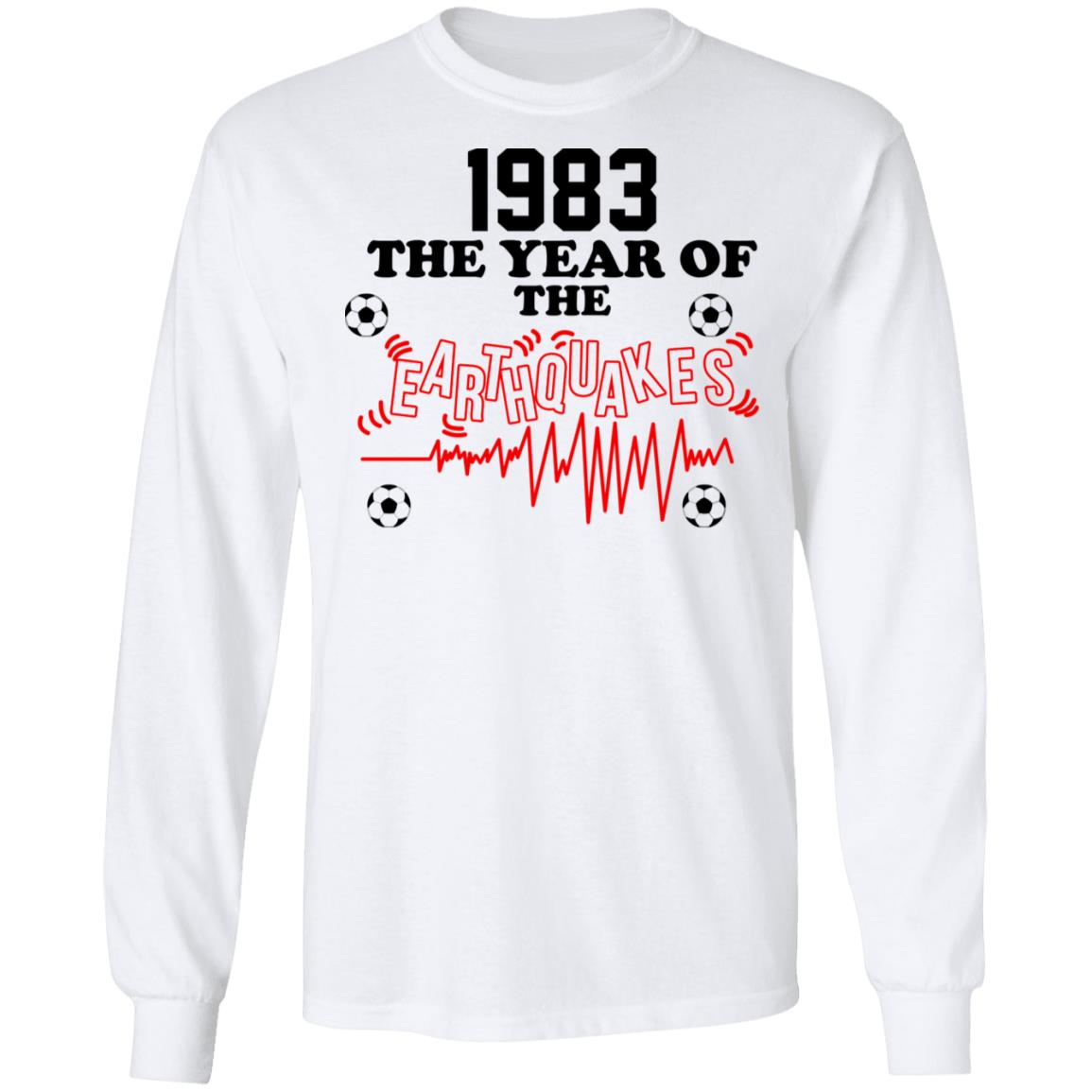 1983 The Year Of The Earthquakes San Jose Earthquakes Shirt, Hoodie, Tank