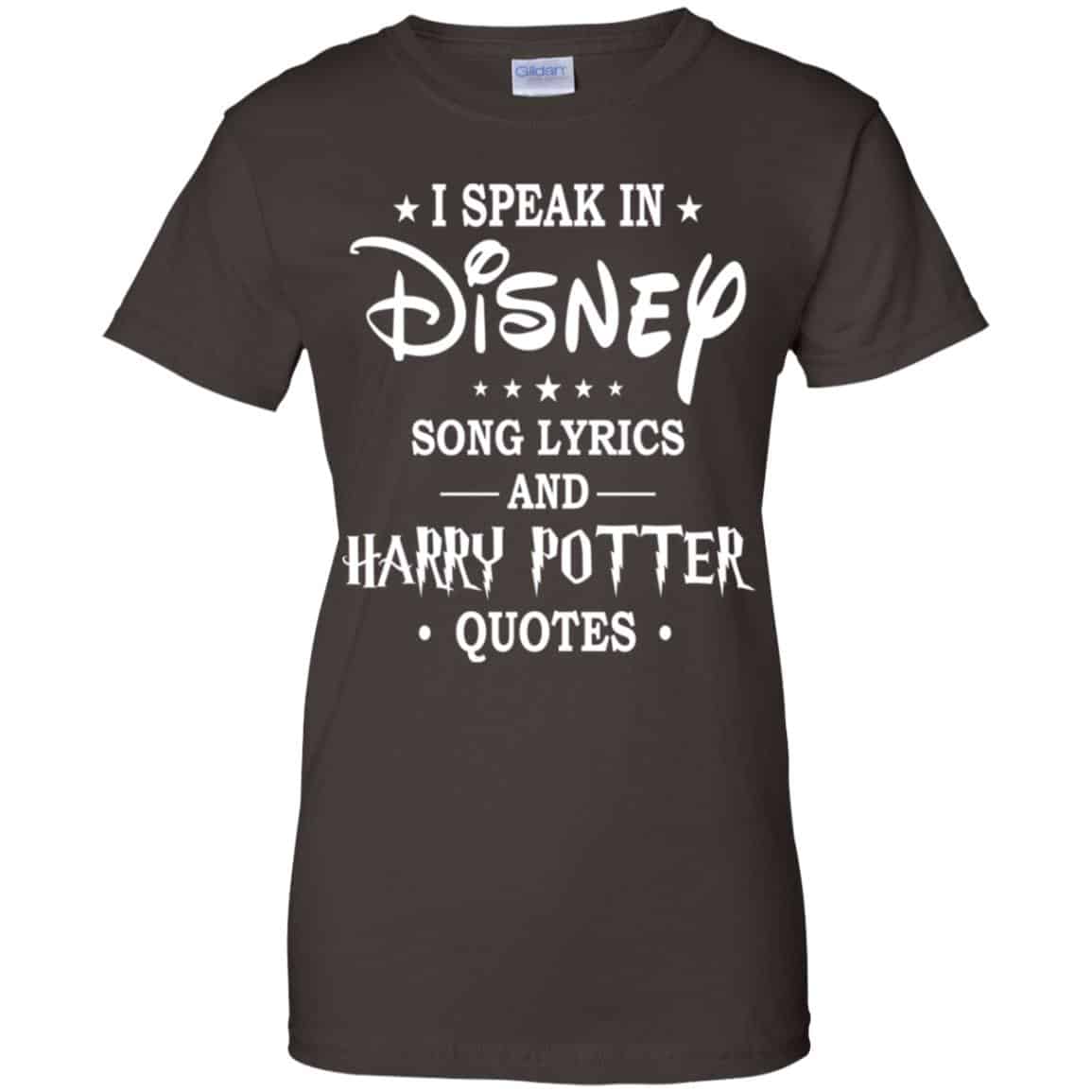 I Speak In Disney Song Lyrics and Harry Potter Quotes Shirt, Hoodie, Tank