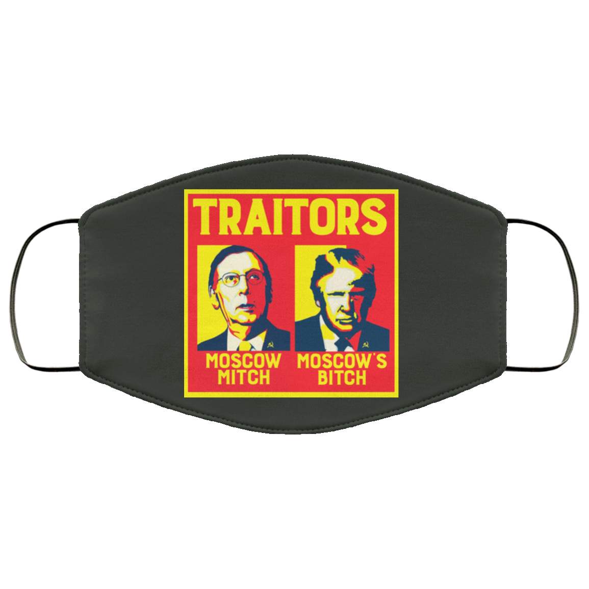Traitors Ditch Moscow Mitch Face Mask