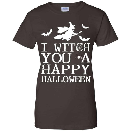 I Witch You A Happy Halloween Shirt, Hoodie, Tank