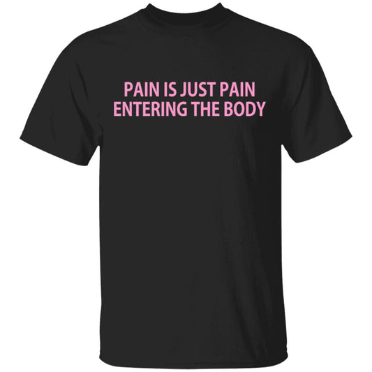 Pain Is Just Pain Entering The Body Shirt, Hoodie, Tank