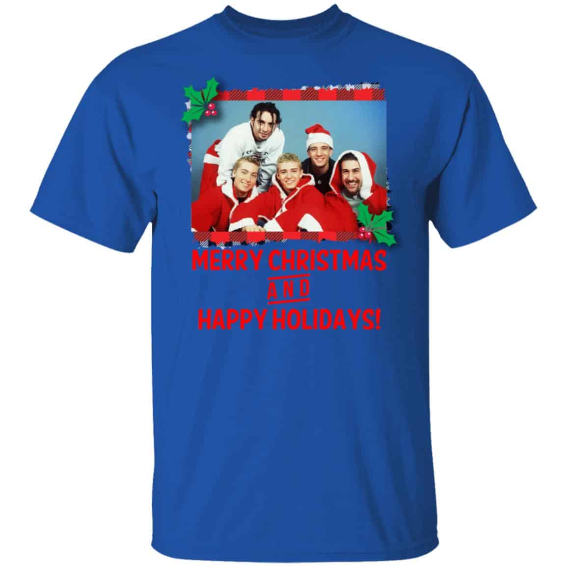 NSYNC Merry Christmas And Happy Holidays Shirt, Hoodie, Tank