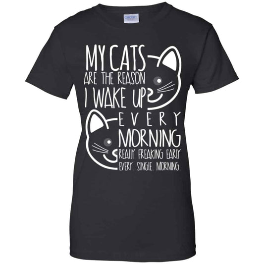 
	My Cats Are The Reason I Wake Up Every Morning Shirt, Hoodie, Tank