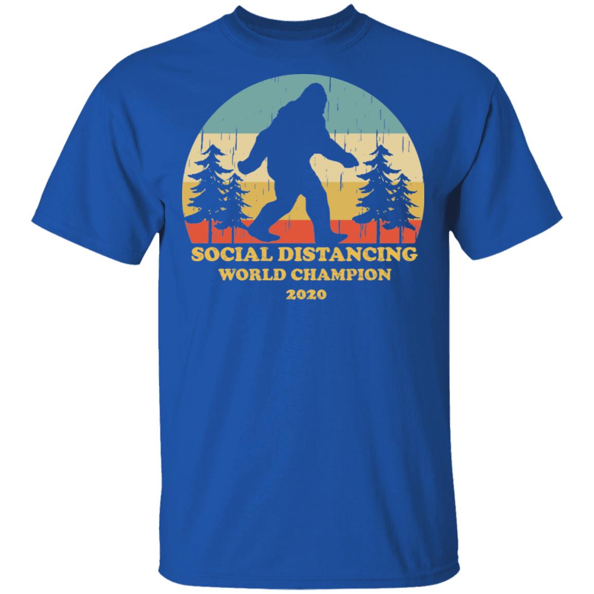 Bigfoot Social Distancing World Champion 2020 Shirt, Hoodie, Tank