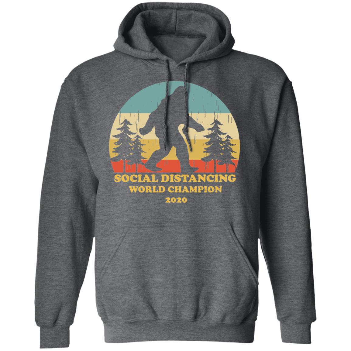 Bigfoot Social Distancing World Champion 2020 Shirt, Hoodie, Tank