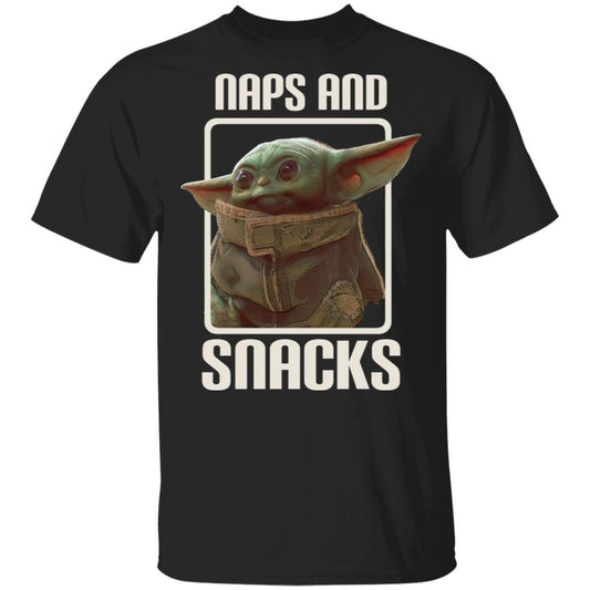 
	Baby Yoda Naps And Snacks Shirt, Hoodie, Tank