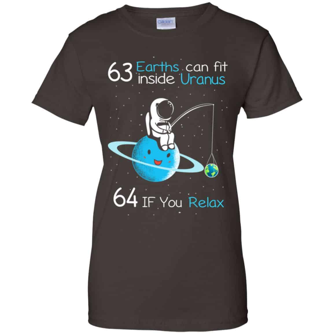 63 Earths Can Fit Inside Uranus 64 If You Relax Shirt, Hoodie, Tank